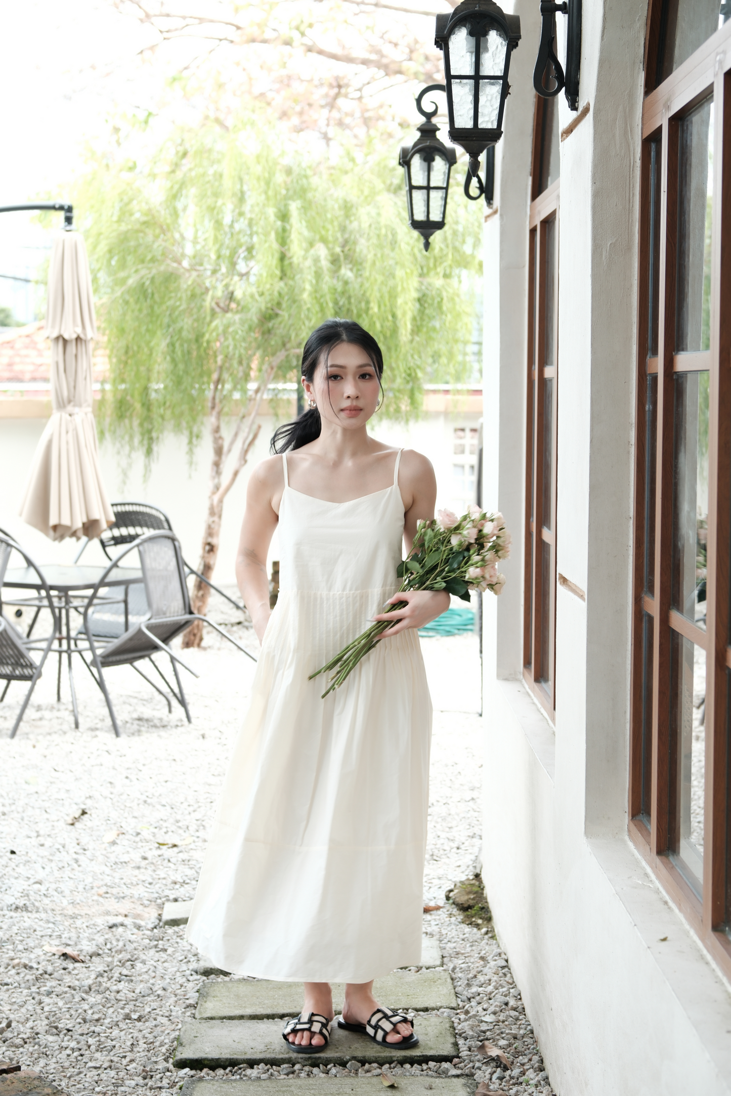 Isabelle A-Line Midi Dress