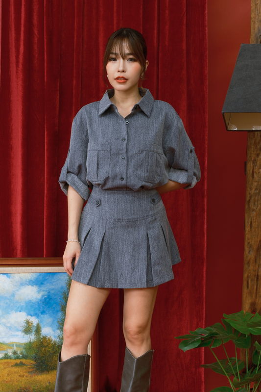 Ashwood Muse Pleated Two-Piece Set