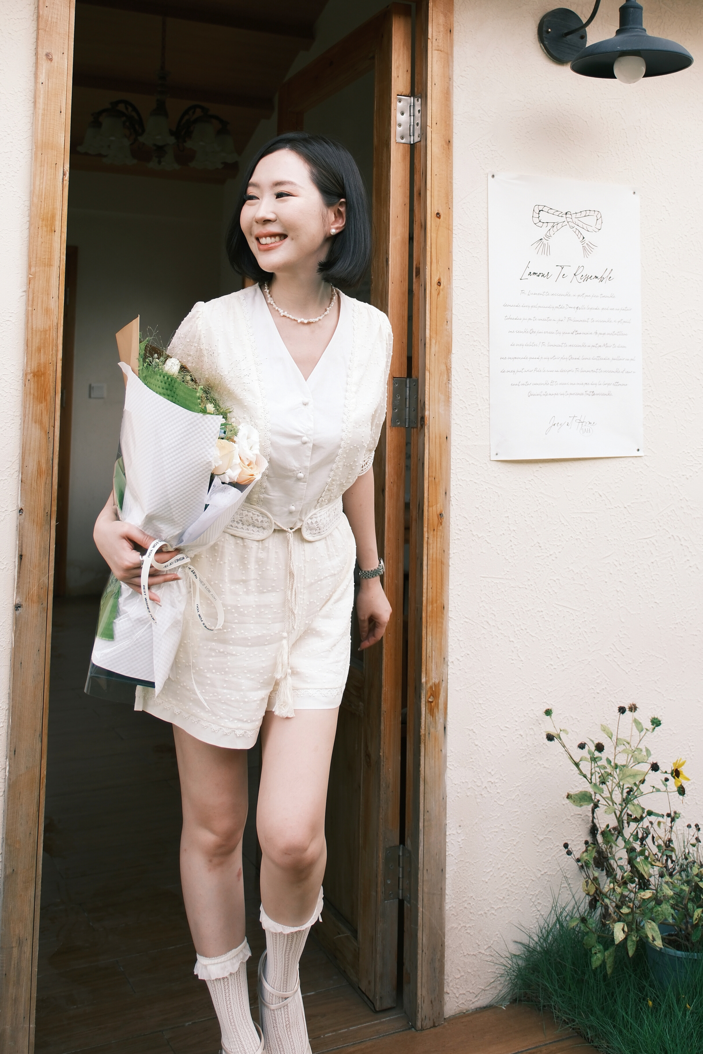 Lucie Vintage Embroidered Twinset