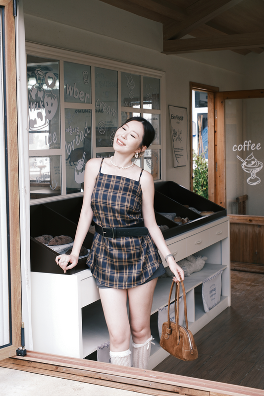 Élise Tartan Cinch Cami