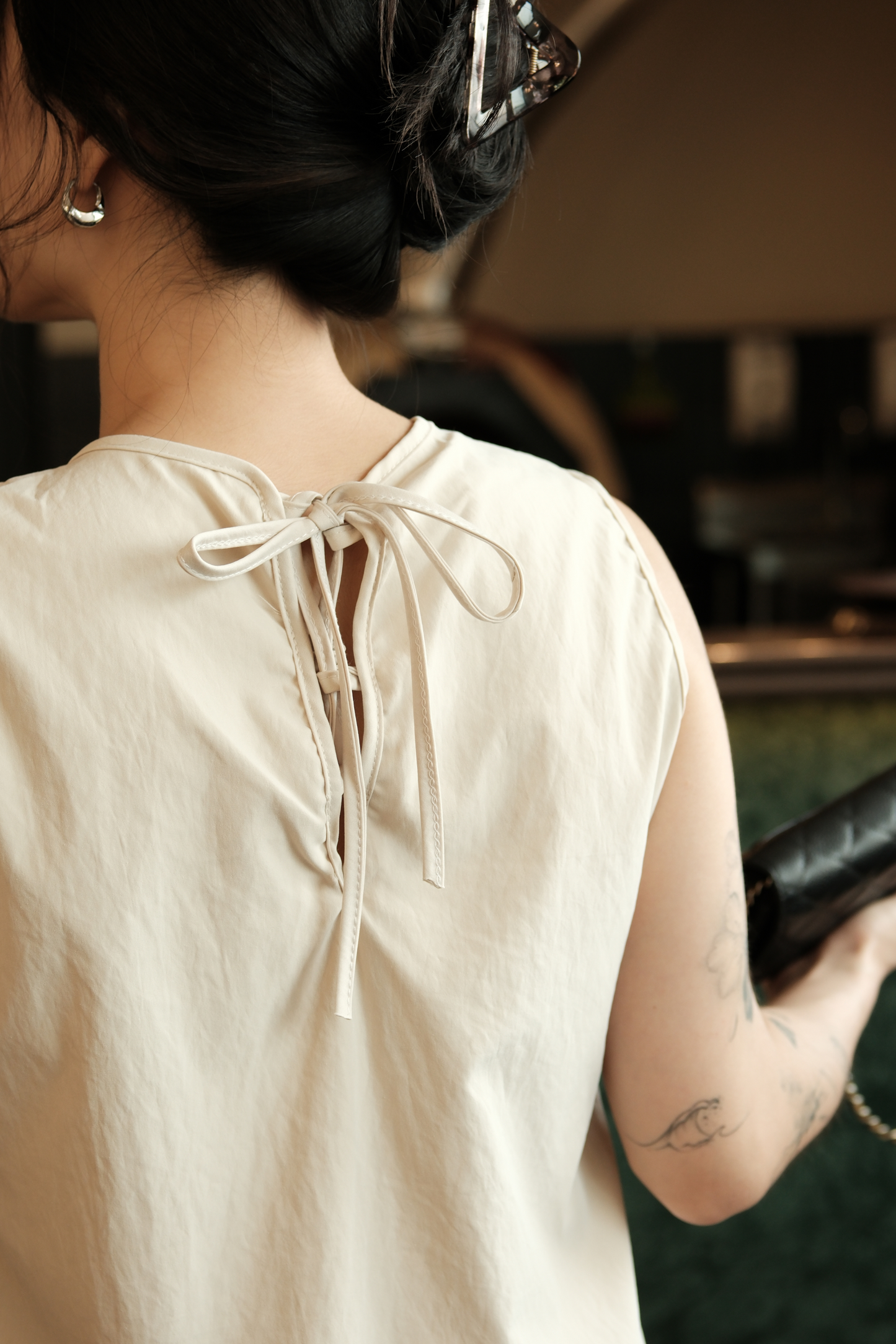 Sabine Buttoned Vest & Shorts Set