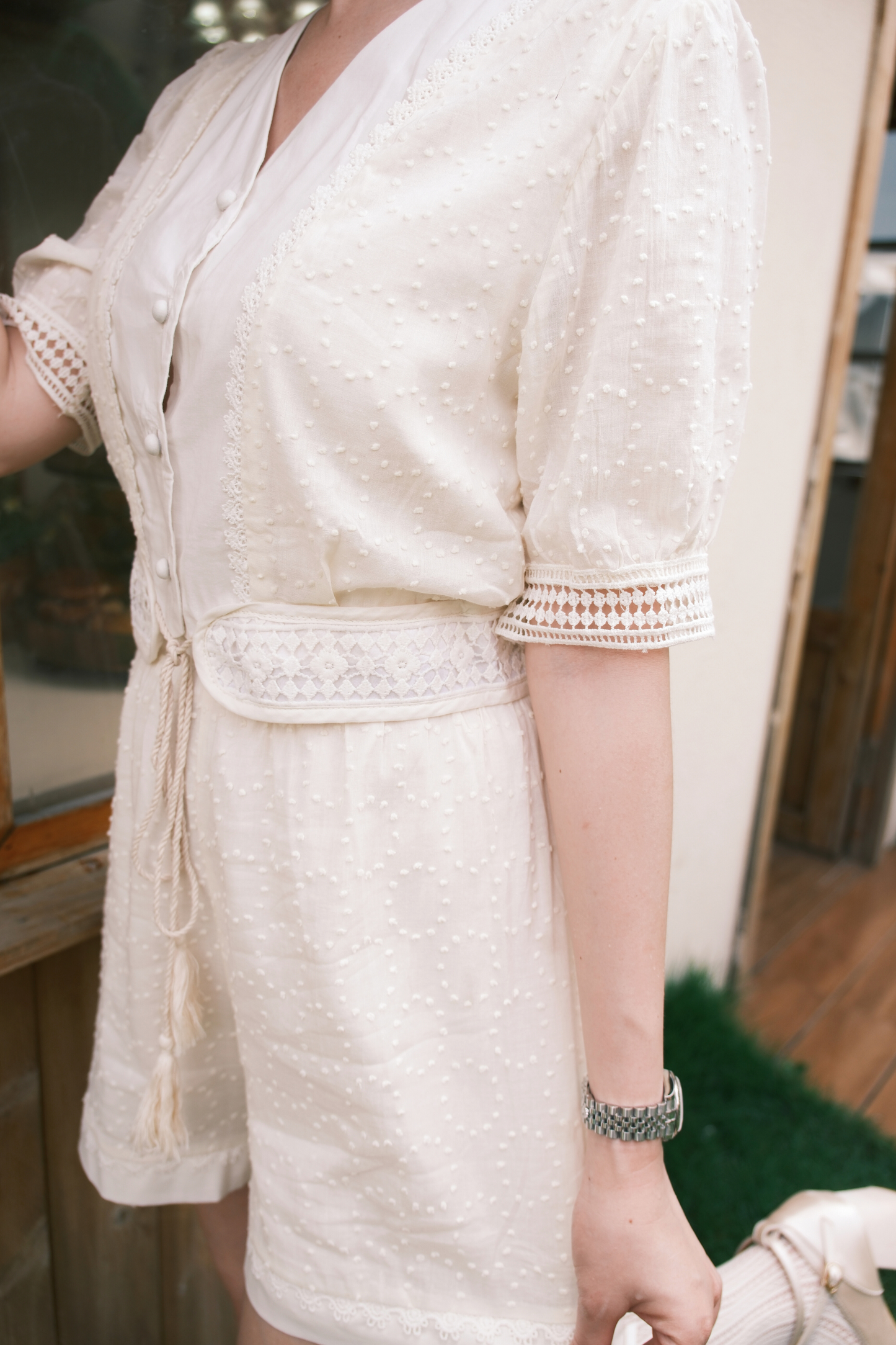 Lucie Vintage Embroidered Twinset