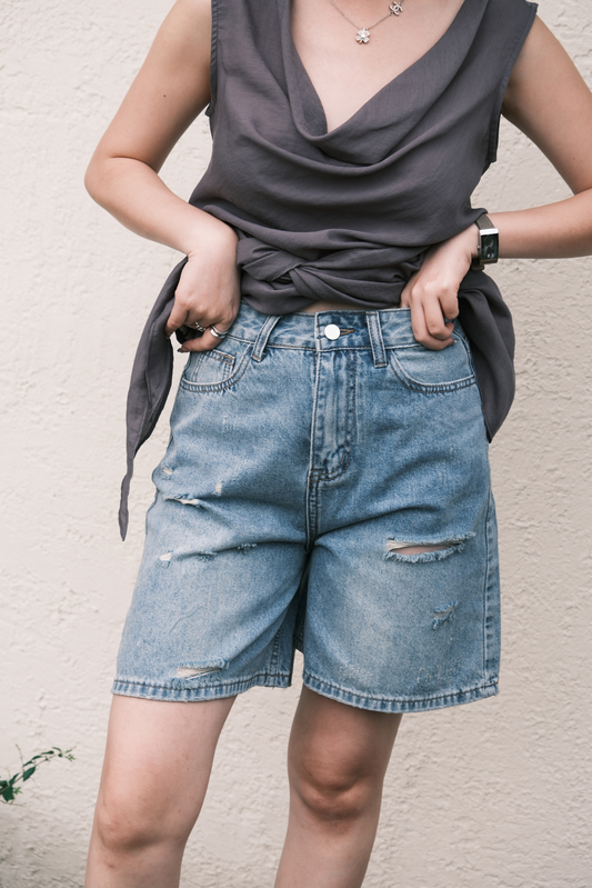 Noémie Vintage Wash Shorts
