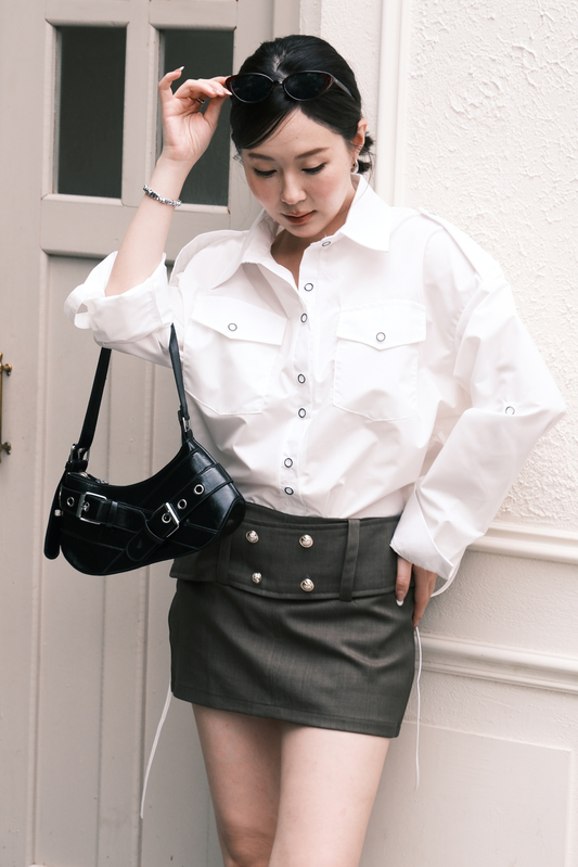 Manon Oversized Shirt in White