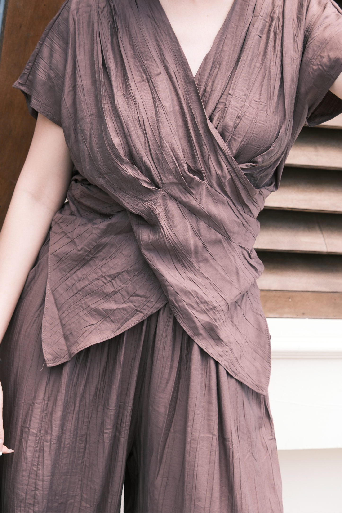 Rosalie Drape Set in Purple