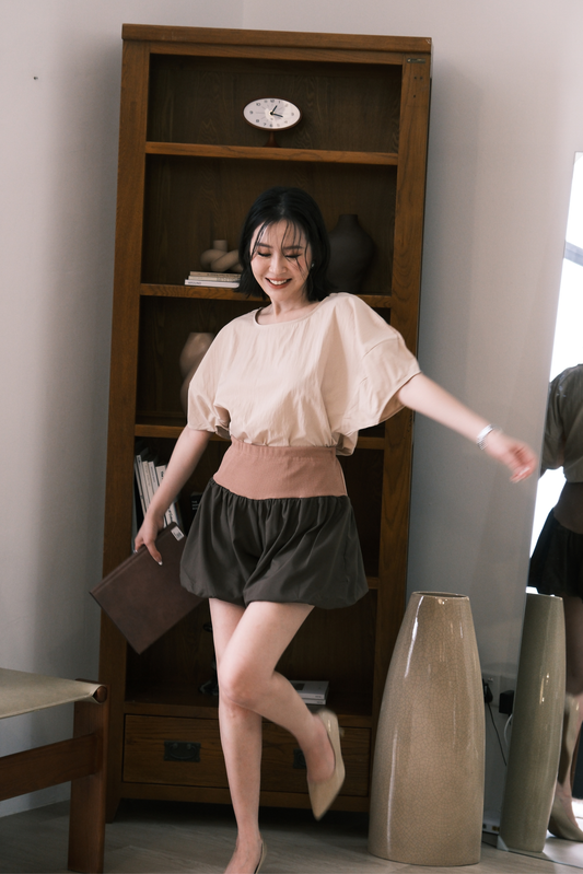 Elira Balloon Shorts Two-Piece Set