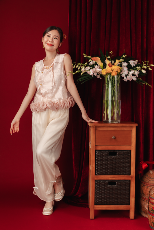 Amara Blossom Lace Two-Piece Set