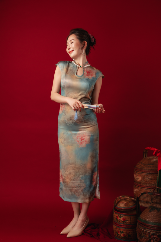 Celeste Aurora Cheongsam Dress