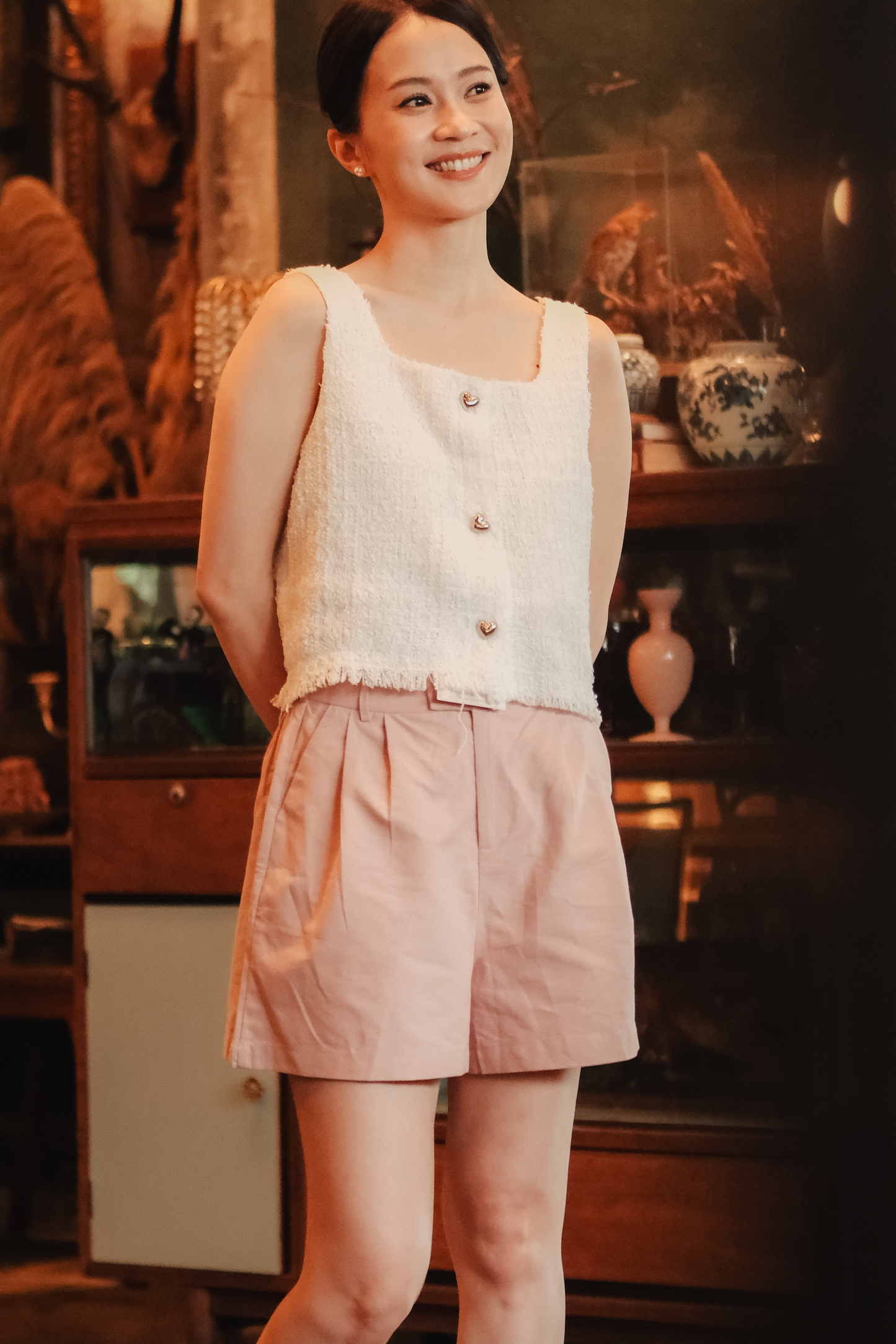 Sloane Everyday Cotton Shorts in Pink