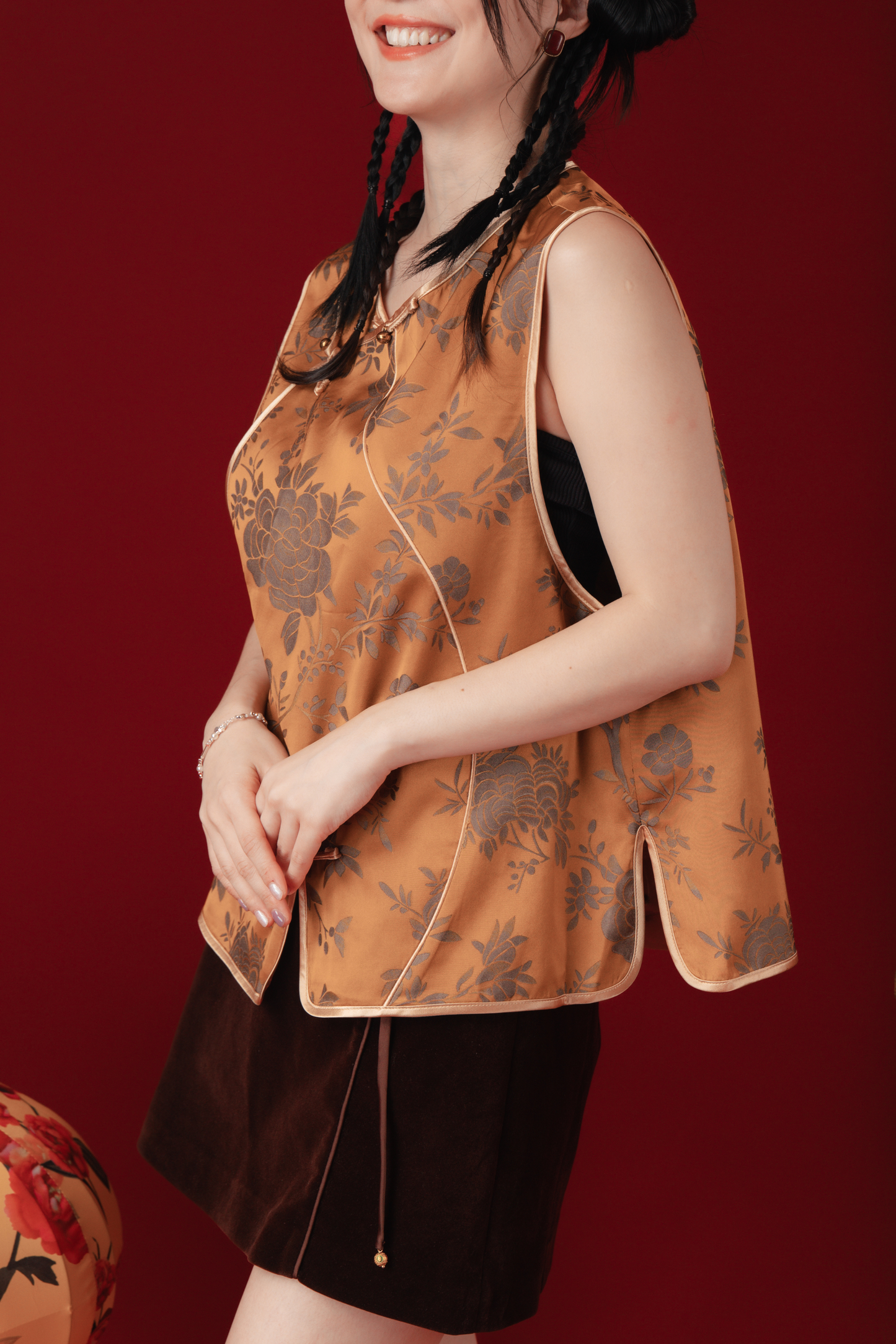 Mira Luxe Brocade Dynasty Vest