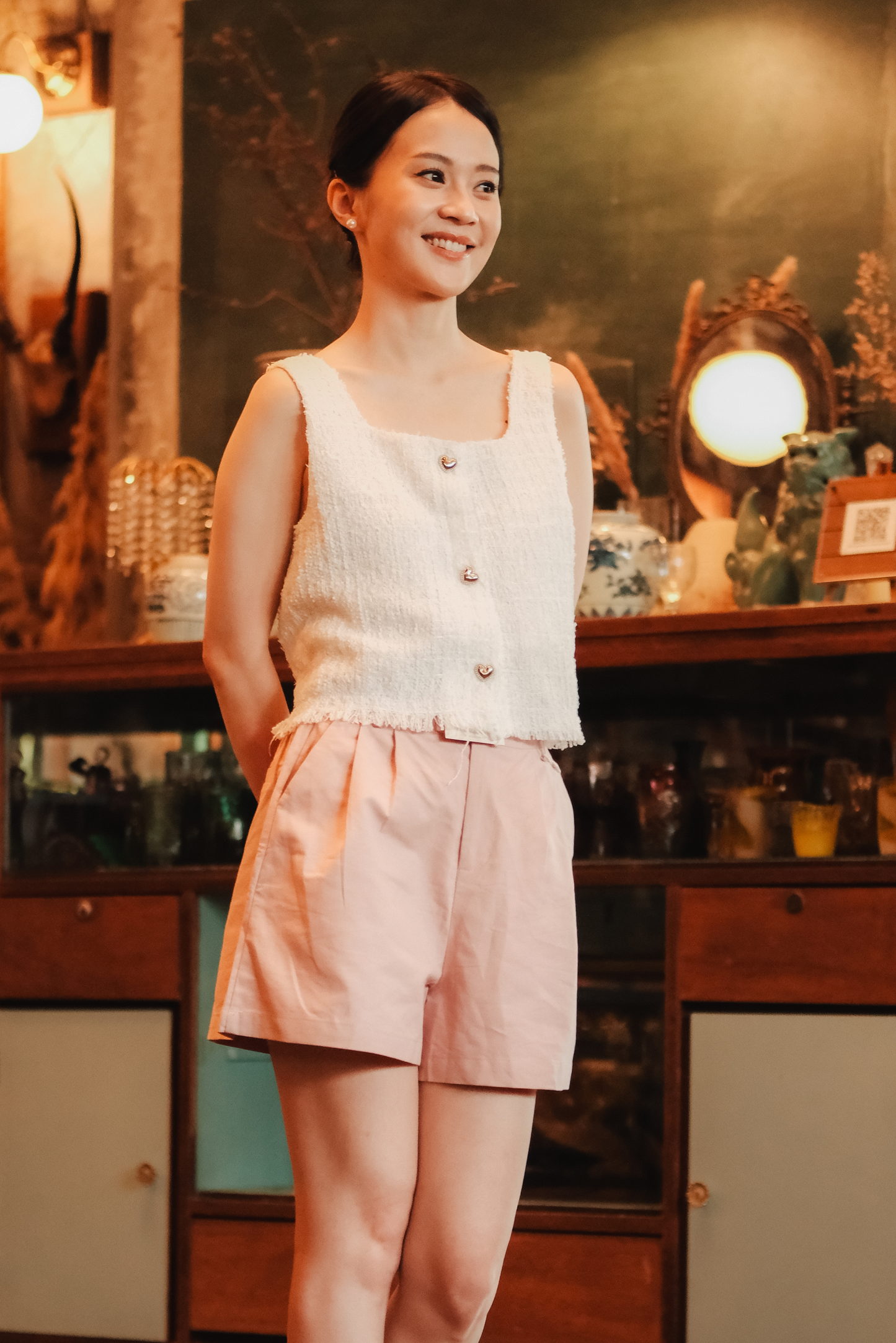 Sloane Everyday Cotton Shorts in Pink