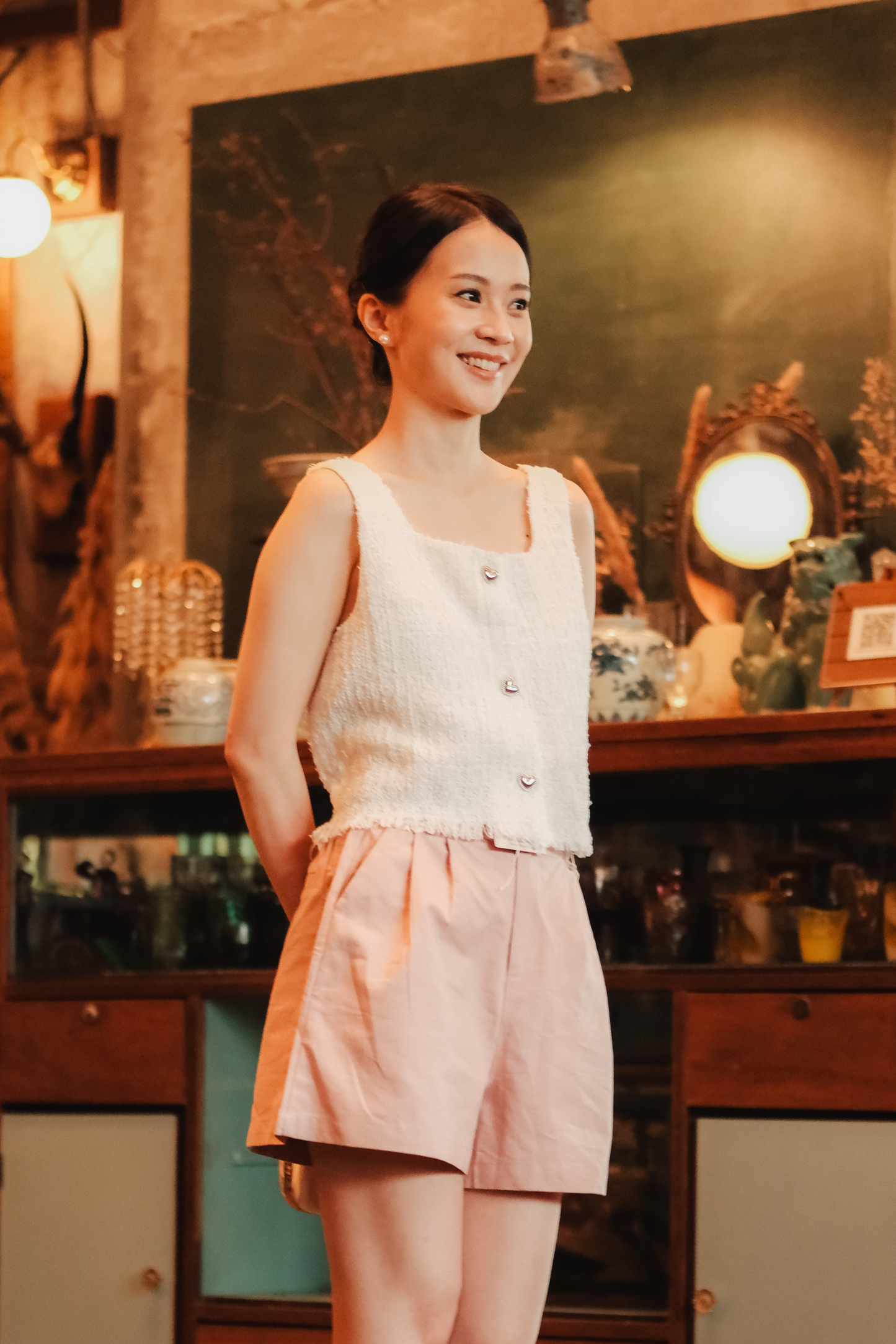 Sloane Everyday Cotton Shorts in Pink