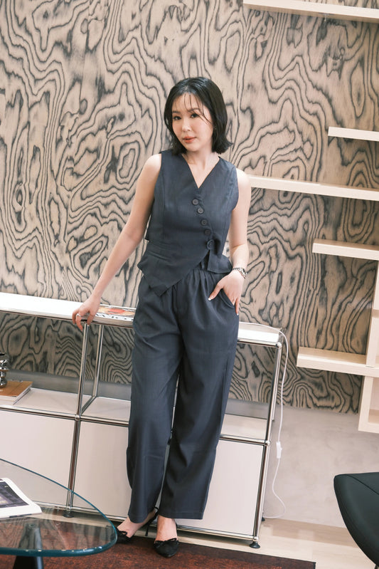 Elara Tailored Vest Set
