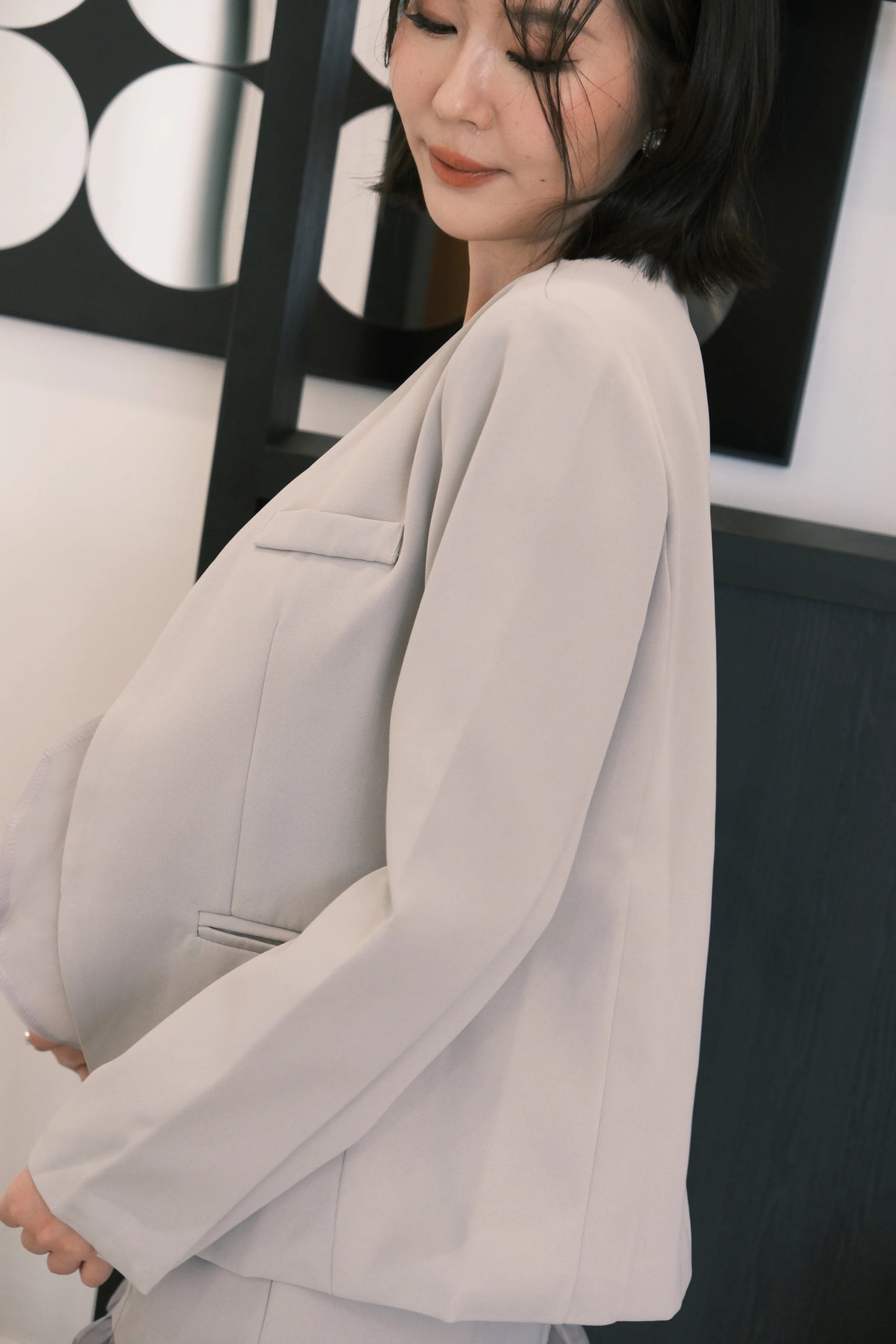 Mira Cloud Blazer Two-Piece Set