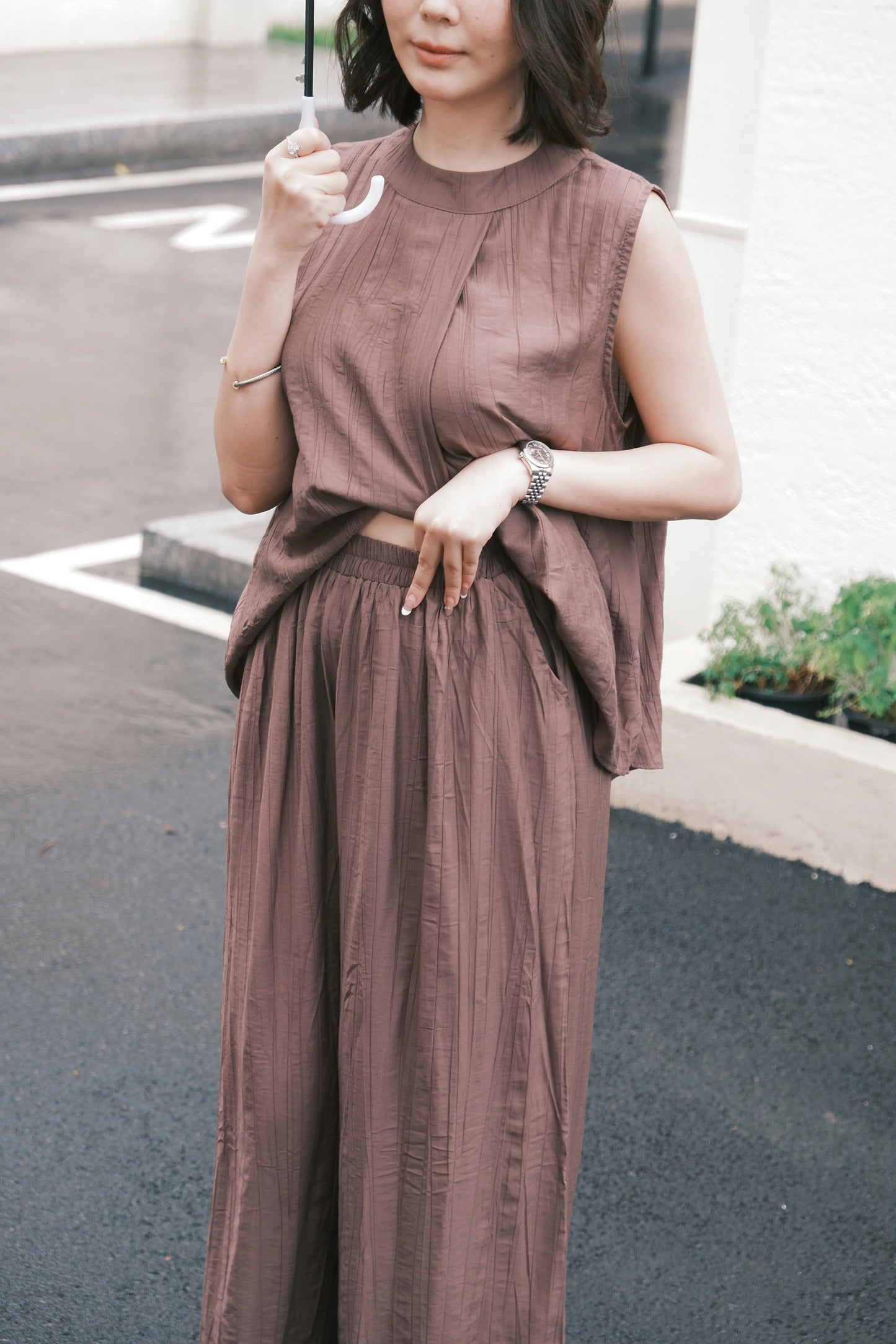 Noéline Relaxed Co-Ord Set in Purple