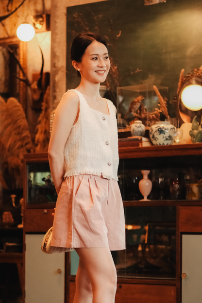 Sloane Everyday Cotton Shorts in Pink