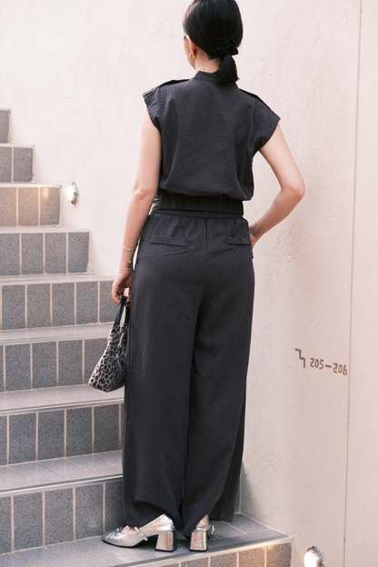 Valérie Tailored Vest/ Wide-Leg Pants