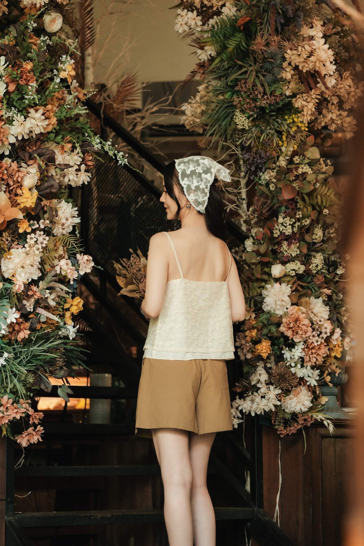 Aveline Embroidered Lace Cami