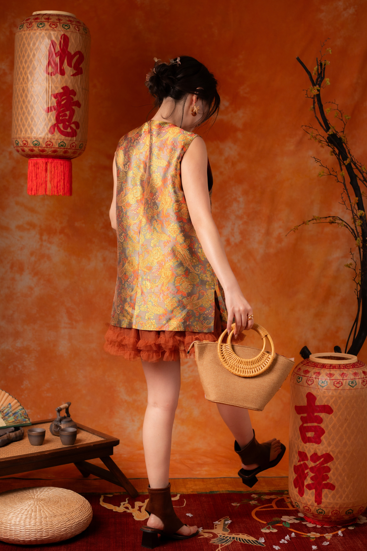 Lorelei Cheongsam Top