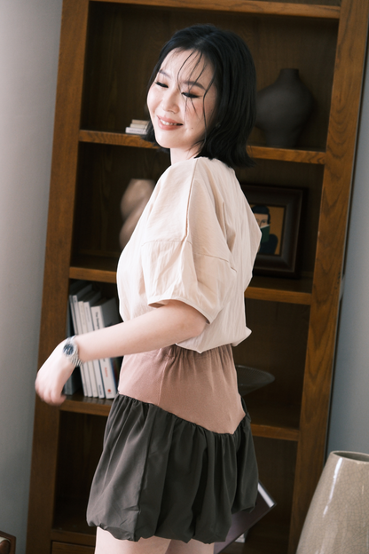 Elira Balloon Shorts Two-Piece Set