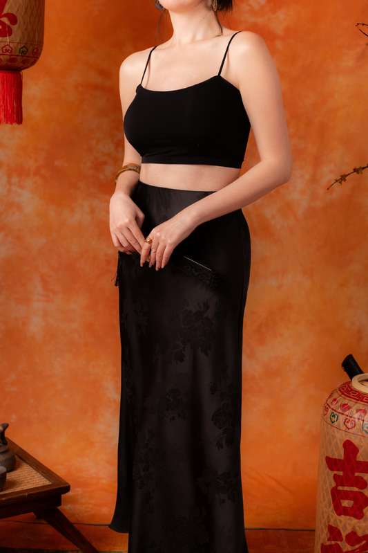 Clara Sheer Camisole in Black