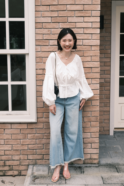 Luna High-Waist Wide Leg Jeans