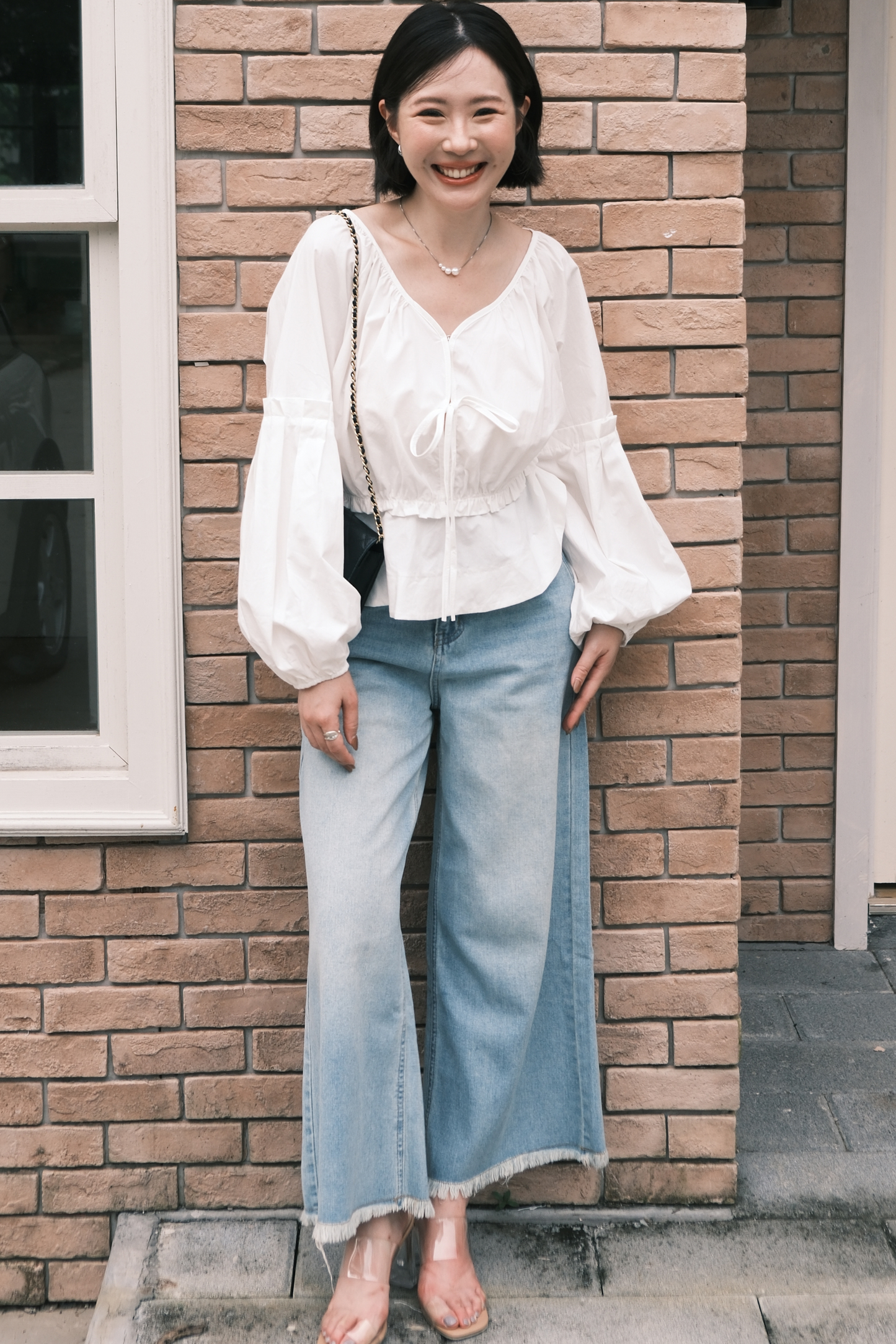Luna High-Waist Wide Leg Jeans