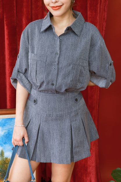 Ashwood Muse Pleated Two-Piece Set