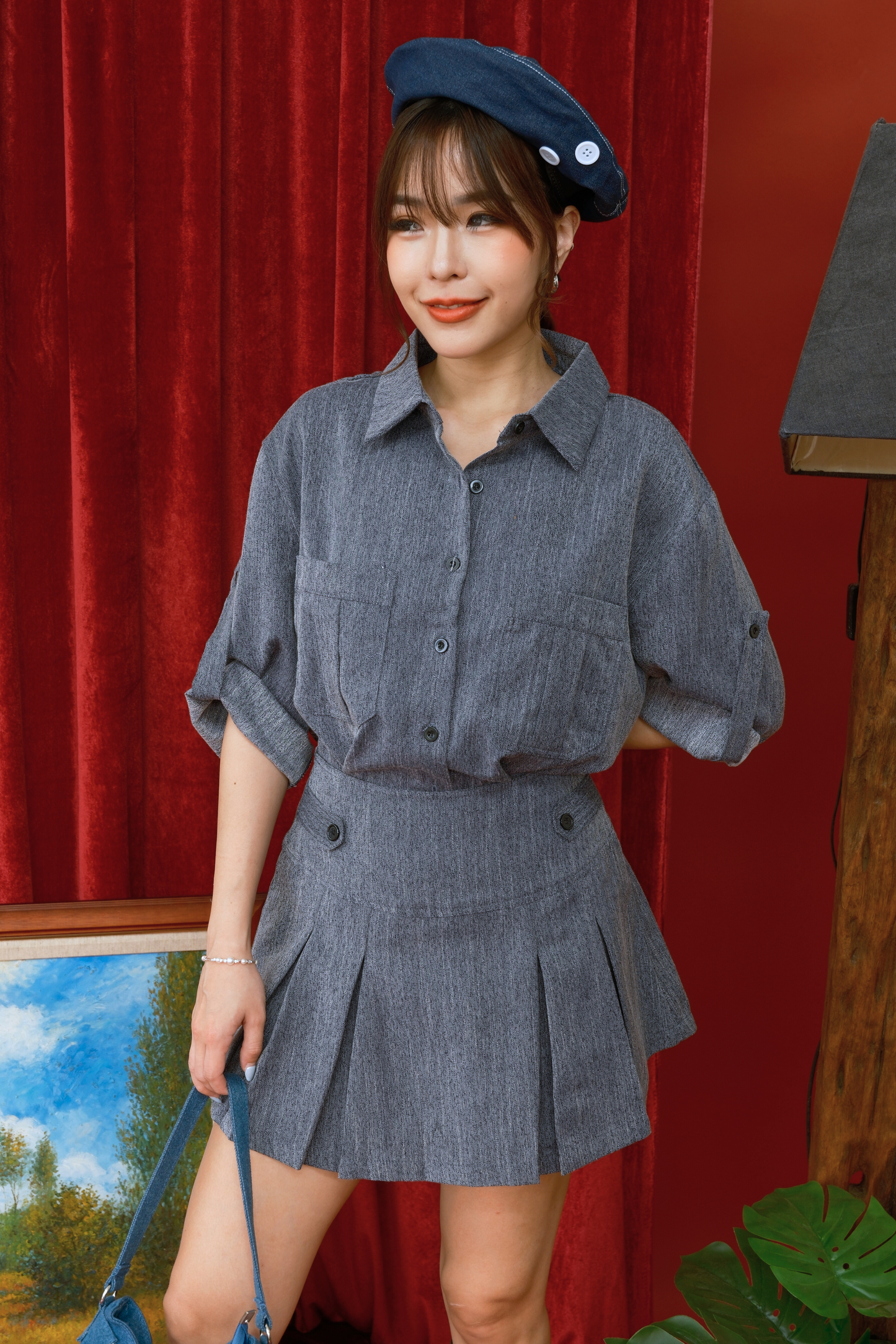 Ashwood Muse Pleated Two-Piece Set