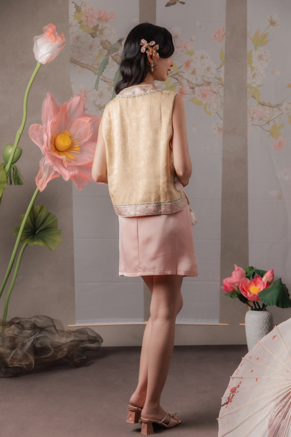 Delphine Blossom Skirt in Pink