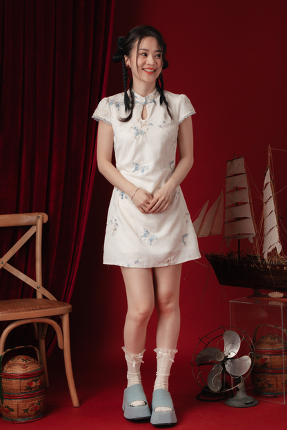 Mira Blossom Petite Cheongsam Dress (In-Stock)