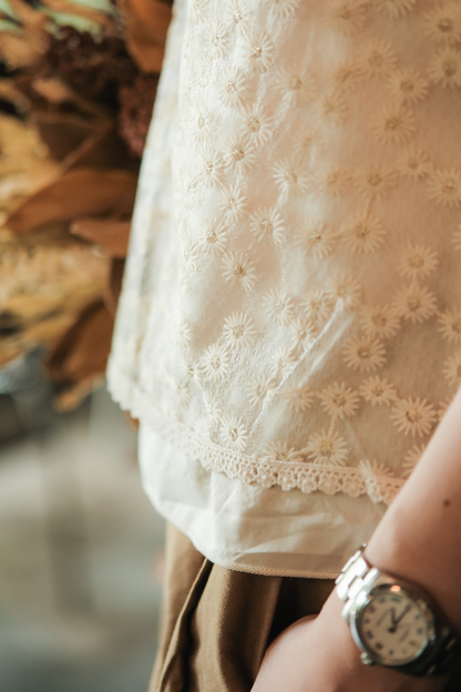 Aveline Embroidered Lace Cami