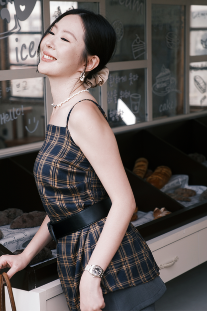 Élise Tartan Cinch Cami