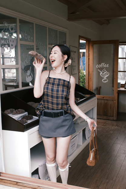 Élise Tartan Cinch Cami