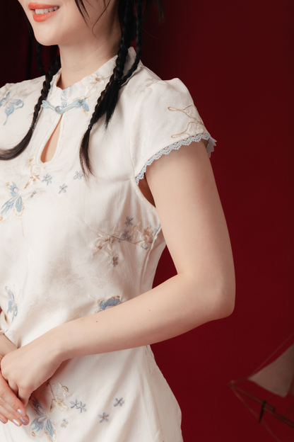 Mira Blossom Petite Cheongsam Dress (In-Stock)