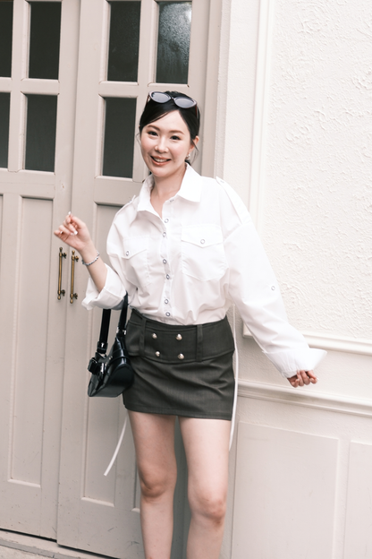 Manon Oversized Shirt in White
