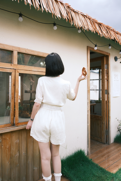 Lucie Vintage Embroidered Twinset