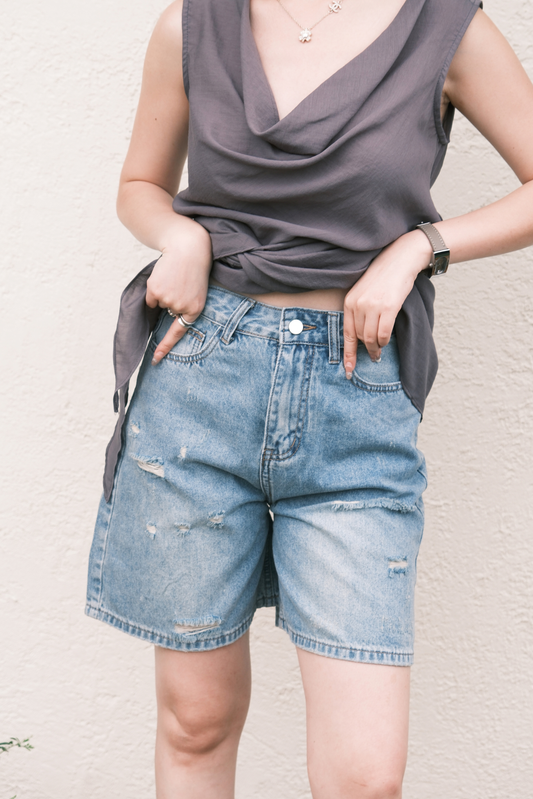 Noémie Vintage Wash Shorts