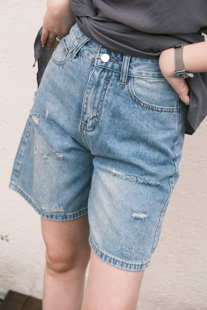 Noémie Vintage Wash Shorts