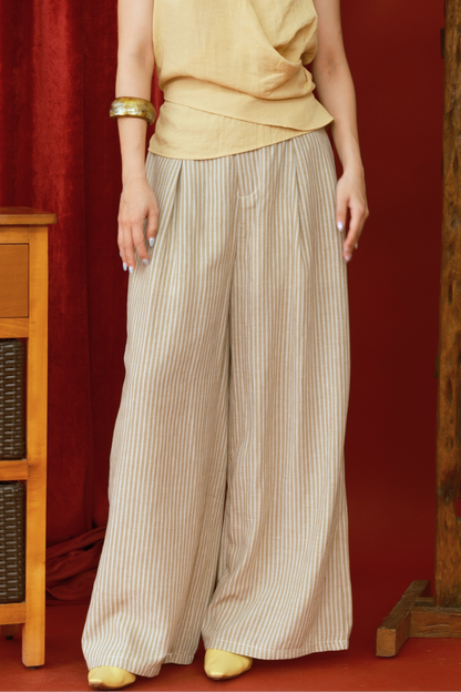 Alba Whisper Linen Palazzo Pants
