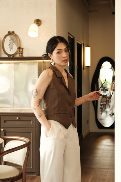 Camille Tailored Vest Top