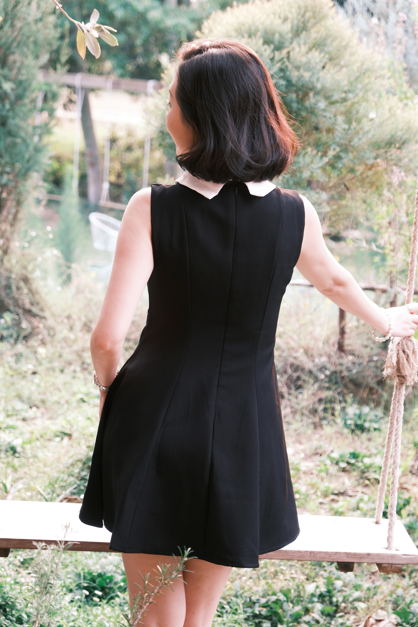 Colette Lace Collar Mini Dress