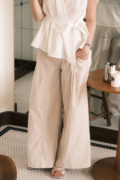 Luna Waist-Tie Blouse