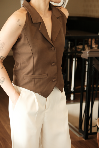 Camille Tailored Vest Top