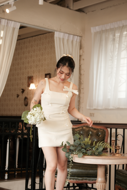 Liliane Bow-Tweed Twinset