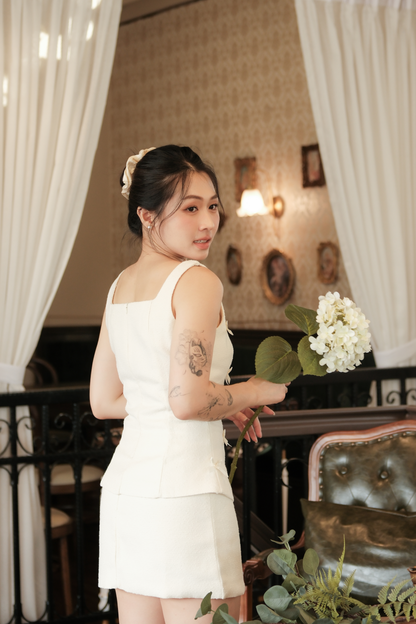 Liliane Bow-Tweed Twinset