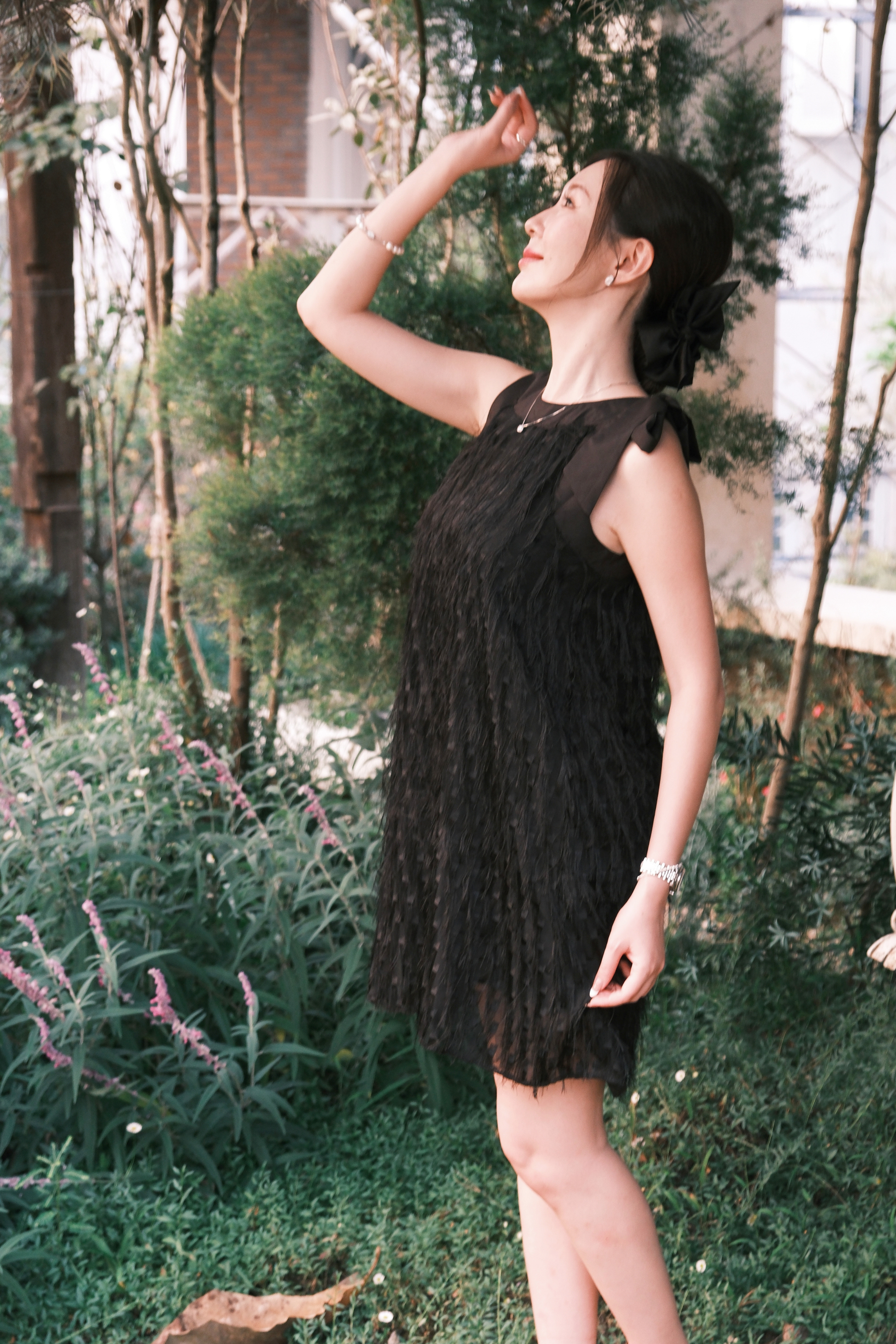 fringe club dress Blue 3PCS Sequin Metallic Fringe Trim Bodycon Dress Arm Sleeves Dickey Collar Party Prom Cocktail Wedding Evening Club