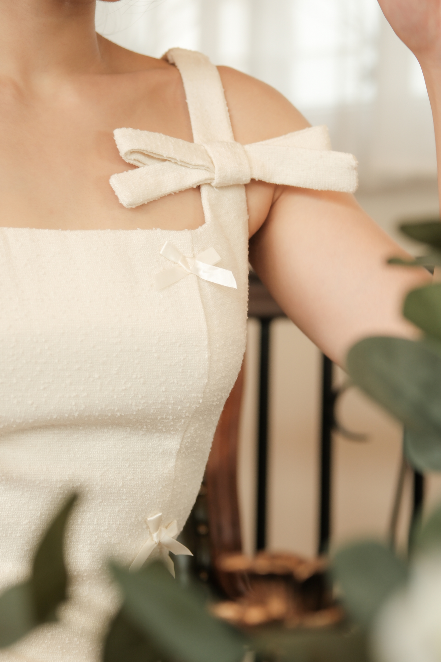 Liliane Bow-Tweed Twinset