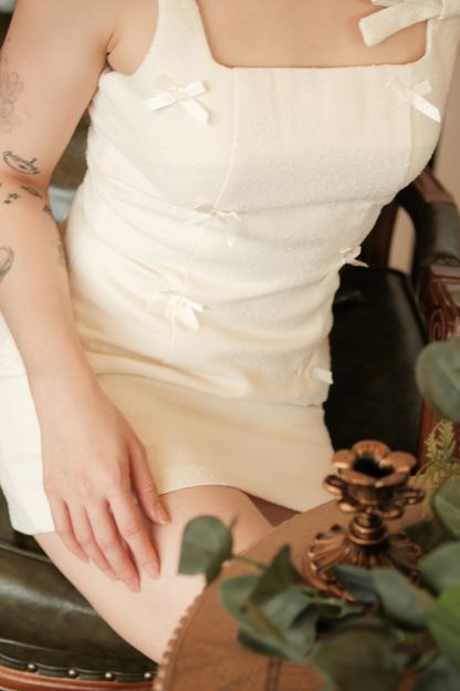 Liliane Bow-Tweed Twinset