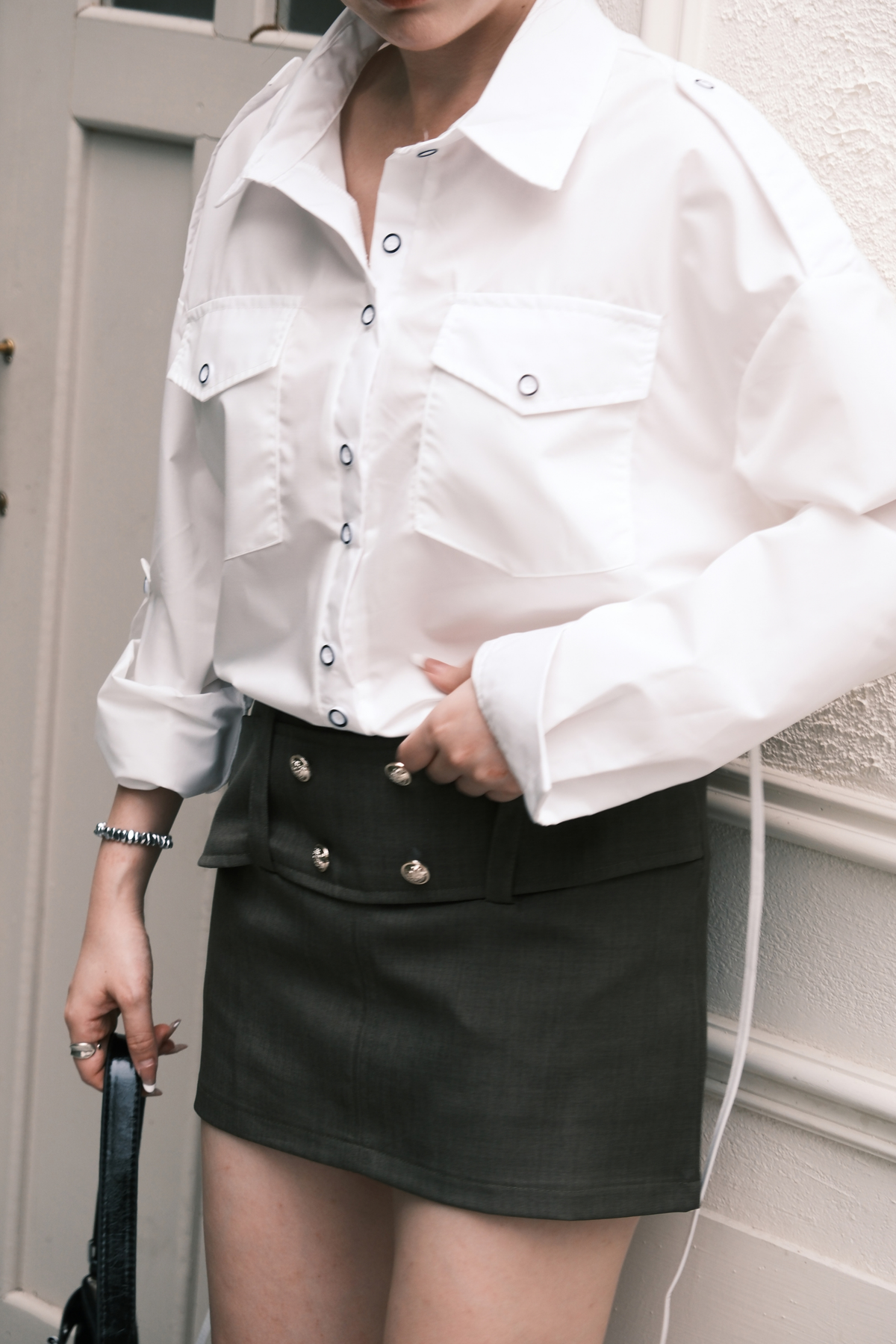 Manon Oversized Shirt in White